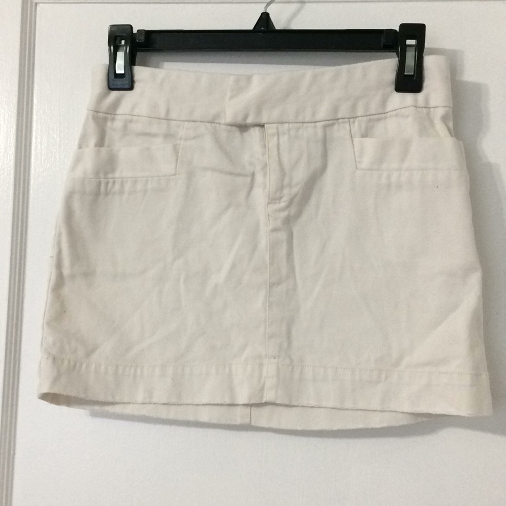 White Mini Skirt